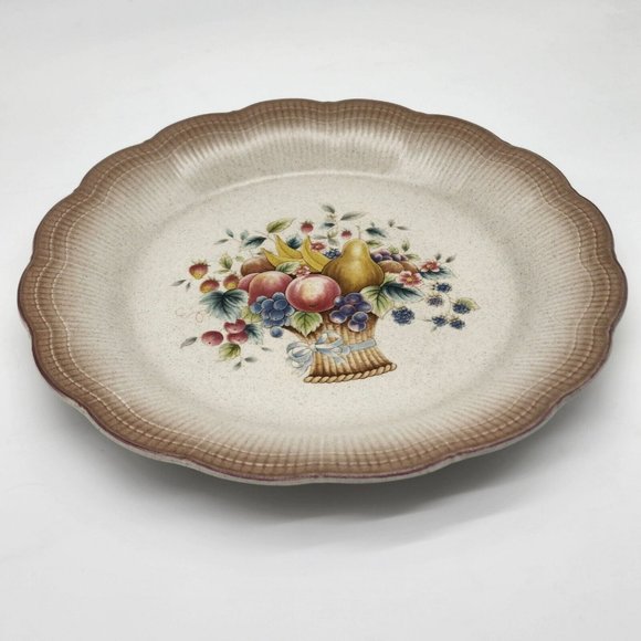 Mikasa Grand Manner Welcome Round Chop Plate Platter 12 7/8 in - Picture 2 of 4